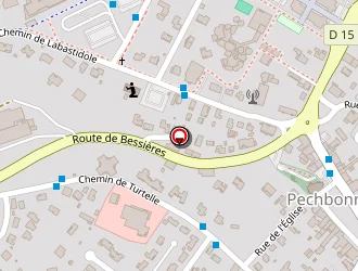 Carte de Complexe Sportif - Colette Besson à Pechbonnieu