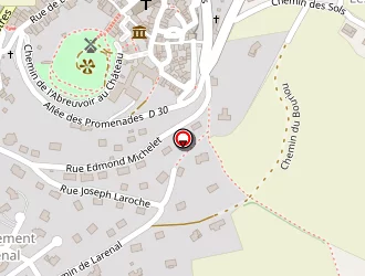 Carte de Bouton Lisette à Lautrec