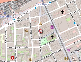 Carte de Secours Catholique à Nice