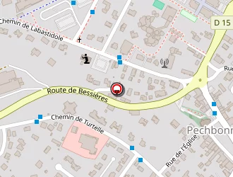 Carte de Point P à Pechbonnieu