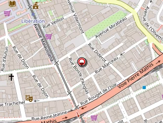 Carte de Hotel D'orsay à Nice