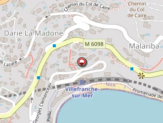 Carte de Les Garçons à Villefranche-sur-mer