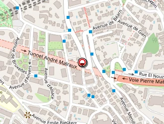 Carte de Ecole Balzac à Nice