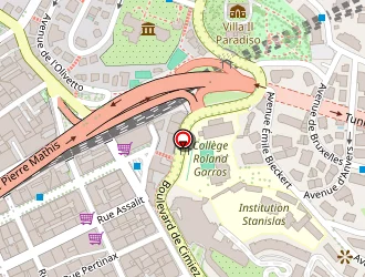 Carte de Déménagements Les Collinettes à Nice