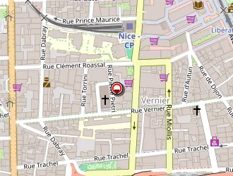 Carte de Trachel Coffure à Nice