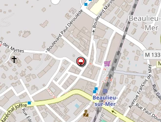 Carte de La Poste à Beaulieu-sur-mer