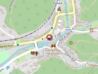 Carte de Château De Lunas à Lunas