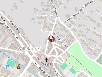 Carte de La Poste à Villelaure