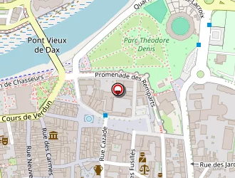 Carte de Place Média à Dax