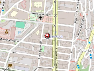 Carte de Planète Ambulances à Nice