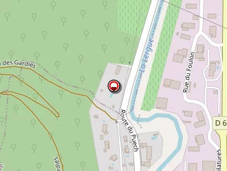 Carte de Camping Les Vals à Lodève