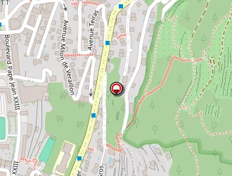 Carte de Cardant à Nice