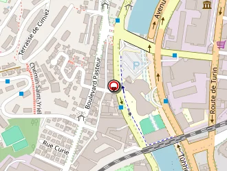 Carte de Lb Jardins à Nice