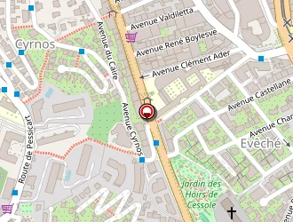 Carte de Greeneat à Nice