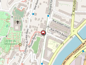 Carte de La Roma à Nice