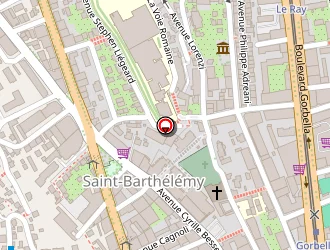 Carte de Gene Bernard à Nice