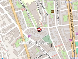 Carte de Bird Ewan à Nice