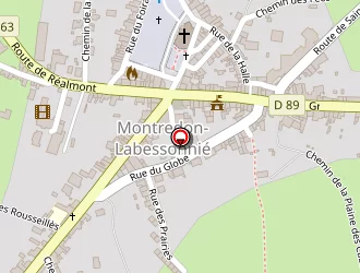 Carte de La Poste à Montredon-labessonnié