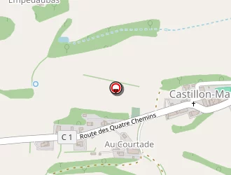 Carte de Ecole Communale à Castillon-massas