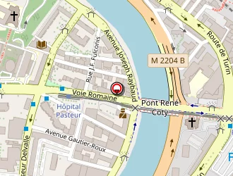 Carte de College Louis Nucera à Nice