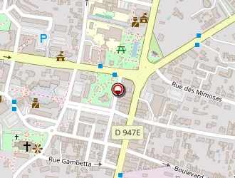 Carte de Landes Amenagements à Dax