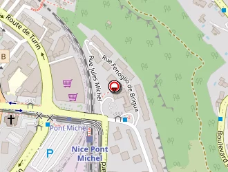 Carte de Stade St Roch à Nice