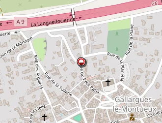 Carte de I.s.p à Gallargues-le-montueux