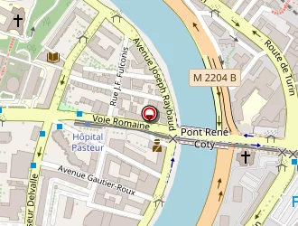 Carte de Pasteur Avenir Jeunesse Association à Nice