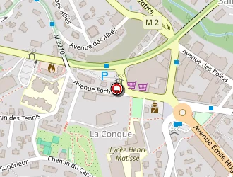 Carte de Vence Pétanque à Vence