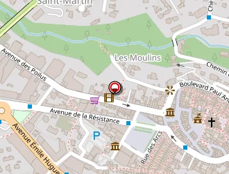 Carte de Société Générale à Vence