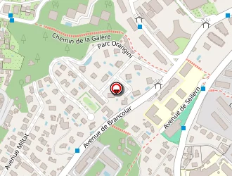 Carte de Gymnase Brancolar à Nice