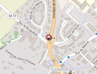 Carte de Coramag à Gratentour