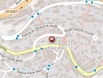 Carte de La Poste à Cap-d'ail