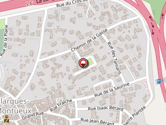 Carte de Electras à Gallargues-le-montueux