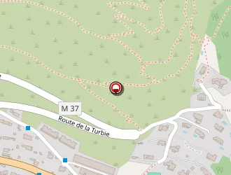 Carte de Mairie De Monaco à Beausoleil