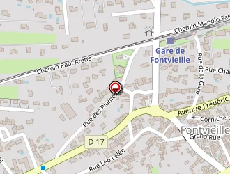 Carte de Aux Aromes à Fontvieille