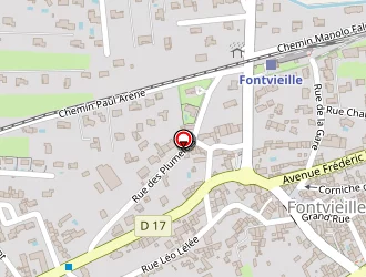 Carte de Chez Adrien à Fontvieille