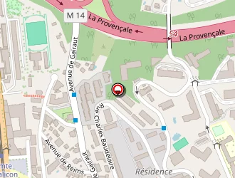 Carte de Alliance Propreté à Nice