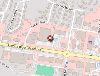 Carte de Tastet Scanline à Saint-paul-lès-dax