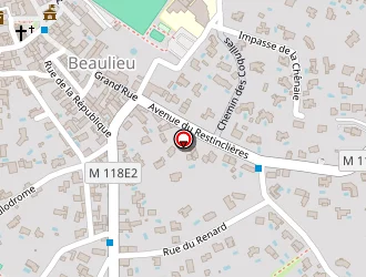 Carte de Nova Vina à Beaulieu