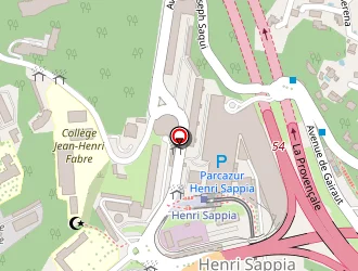 Carte de Skatepark Falicon à Nice