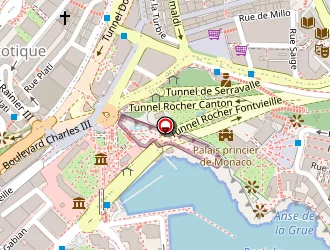 Carte de La Poste à Monaco (principauté de)