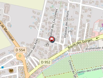 Carte de Pfg - Services Funéraires à Vinon-sur-verdon