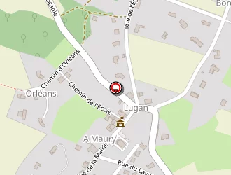 Carte de Fages Martine à Lugan