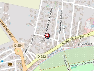 Carte de Drouhes Mina à Vinon-sur-verdon