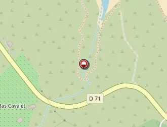 Carte de Les Cavalets à Bauduen