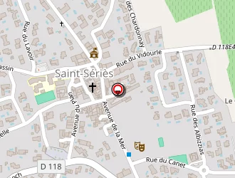 Carte de Da Morano à Saint-sériès