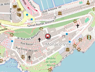 Carte de La Poste à Monaco (principauté de)
