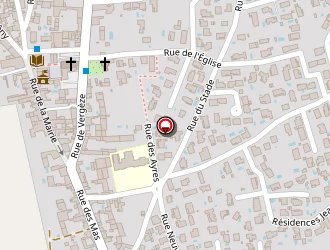 Carte de Codognan Tennis Club à Codognan