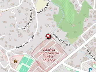 Carte de Moyne Lise à Lodève